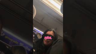 NYC Subway Harassment: She Won't Leave Him Alone! 😱🚫 #shorts #nyc #viral #drama #subway #trending