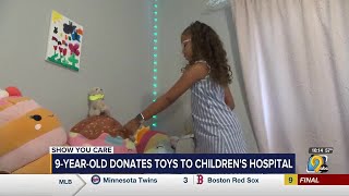 Show You Care: 9-year old makes toy donation to children's hospital