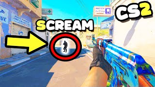 SCREAM IS BACK TO CS2 AFTER NEW UPDATE!  COUNTER STRIKE 2 CLIPS