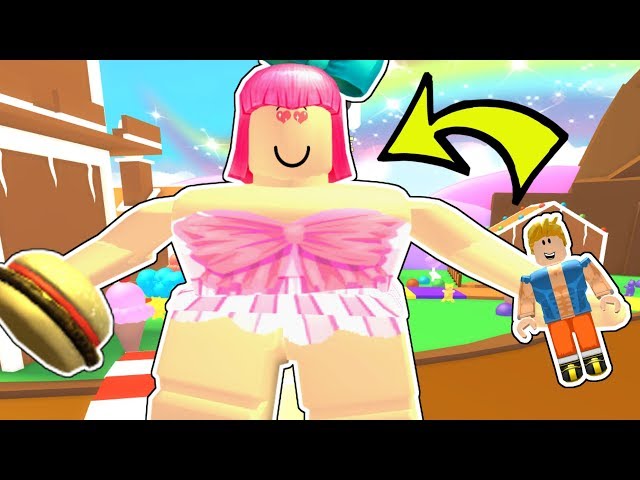 Roblox Become A Giant And Eat People Youtube - rainbow factory preston morph roblox