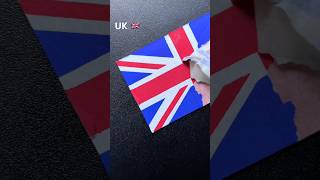 Flag of United Kingdom 🇬🇧 Art | #art #drawing
