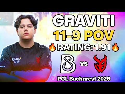 GRAVITI 11-9 POV vs B8 (Inferno) | PGL Bucharest 2026