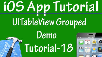 How to create grouped UITableView in iOS Application using Objective C