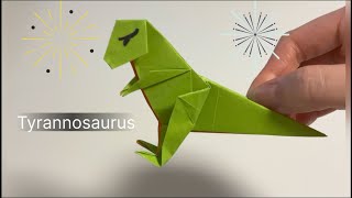 How to make T-Rex | Easy origami