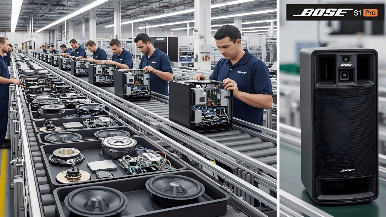 From Parts to Performance: Inside the Bose S1 Pro Speaker Factory
