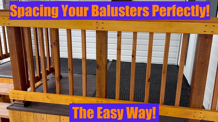 Spacing your balusters perfectly