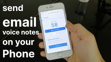 How to send voice notes via email on your phone in Gmail (iPhone and Android tutorial)