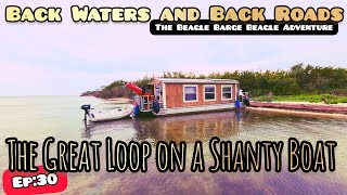 Ep:30 The Great Loop on a Shanty Boat | 'Meandering toward Mobile' | Time out of Mind
