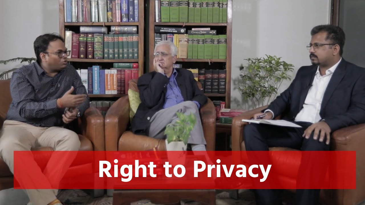 Right to privacy and Aadhar - YouTube