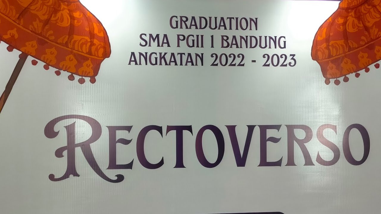Graduation SMA PGII 1 Bandung angkatan 2022-2023 - YouTube