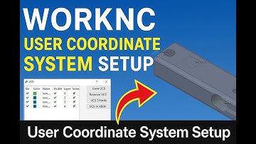 WorkNC UCS Setting | Full Explained in Hindi | Coordinate System Setup