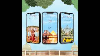 New Bengali Wedding Invitation Video Template | #caricatureweddinginvitation | Invito AI- 1227