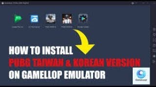 How To Install PUBG MOBILE Taiwan version in Gameloop/TGB Smartgaga /LD Player Fix Keymappig Graphic