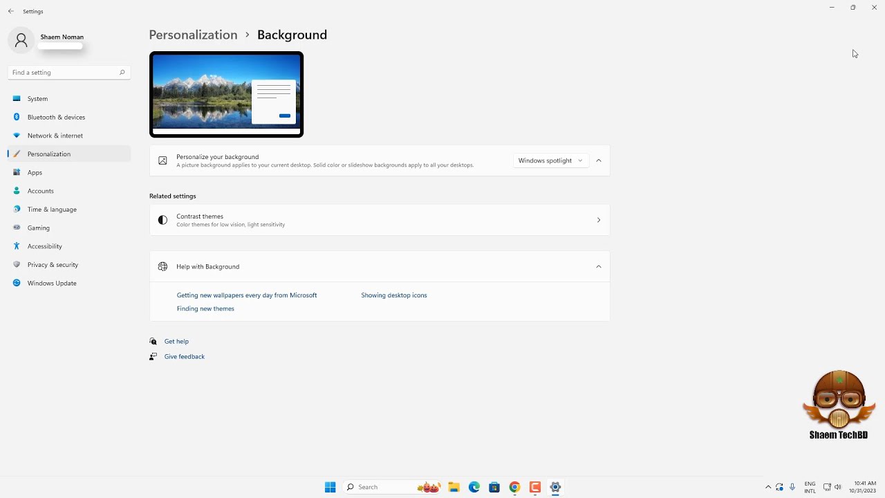 Windows Spotlight Wallpaper in Windows 11 - YouTube