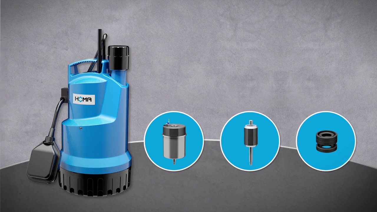 Бытовые дренажные насосы HOMA - YouTube