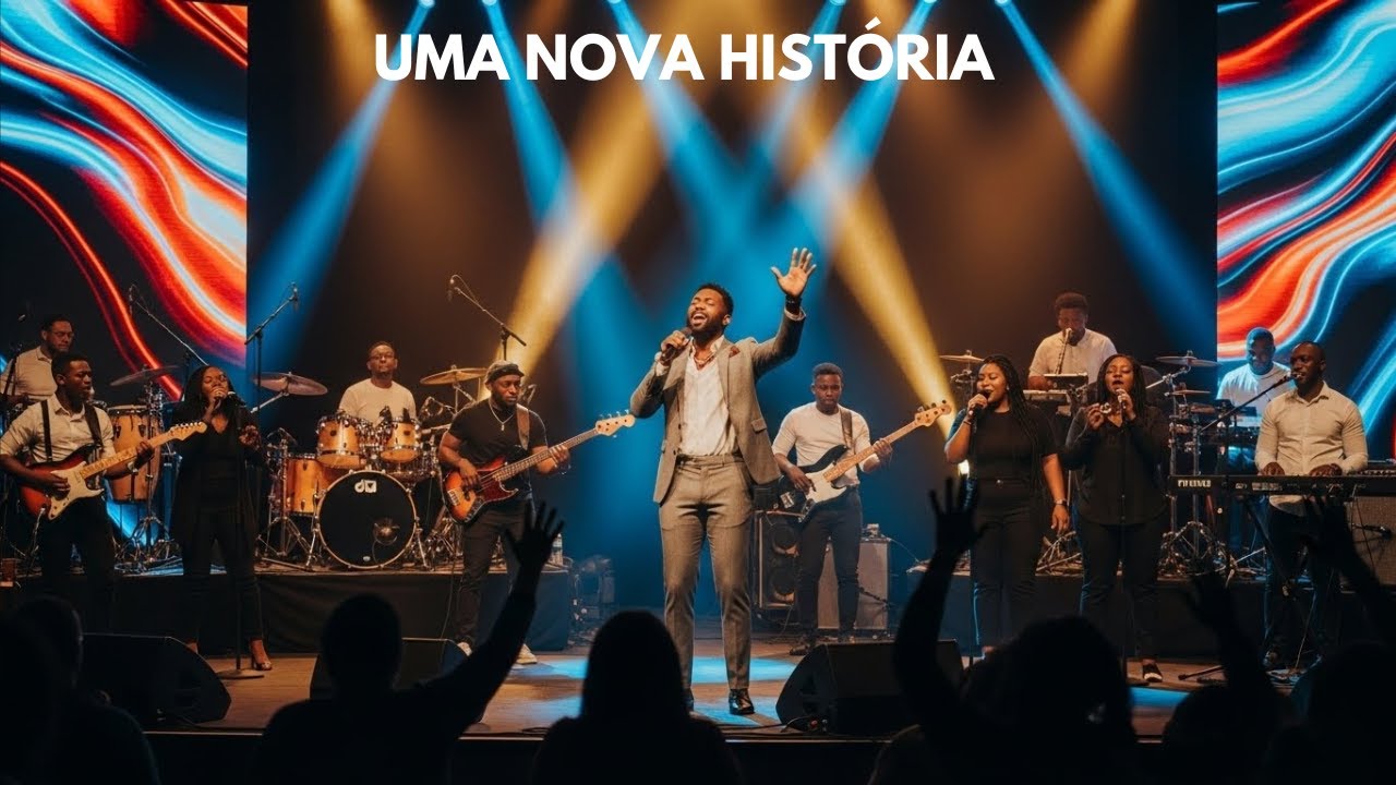 Uma Nova História 💜🎶 🎤 | Louvor Gospel em Groove | Adoração Cristã