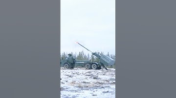 STINGER-ARCHER (Britain) and K9 Moukari (Finland) fire rounds during Dynamic #shorts #shortvideo