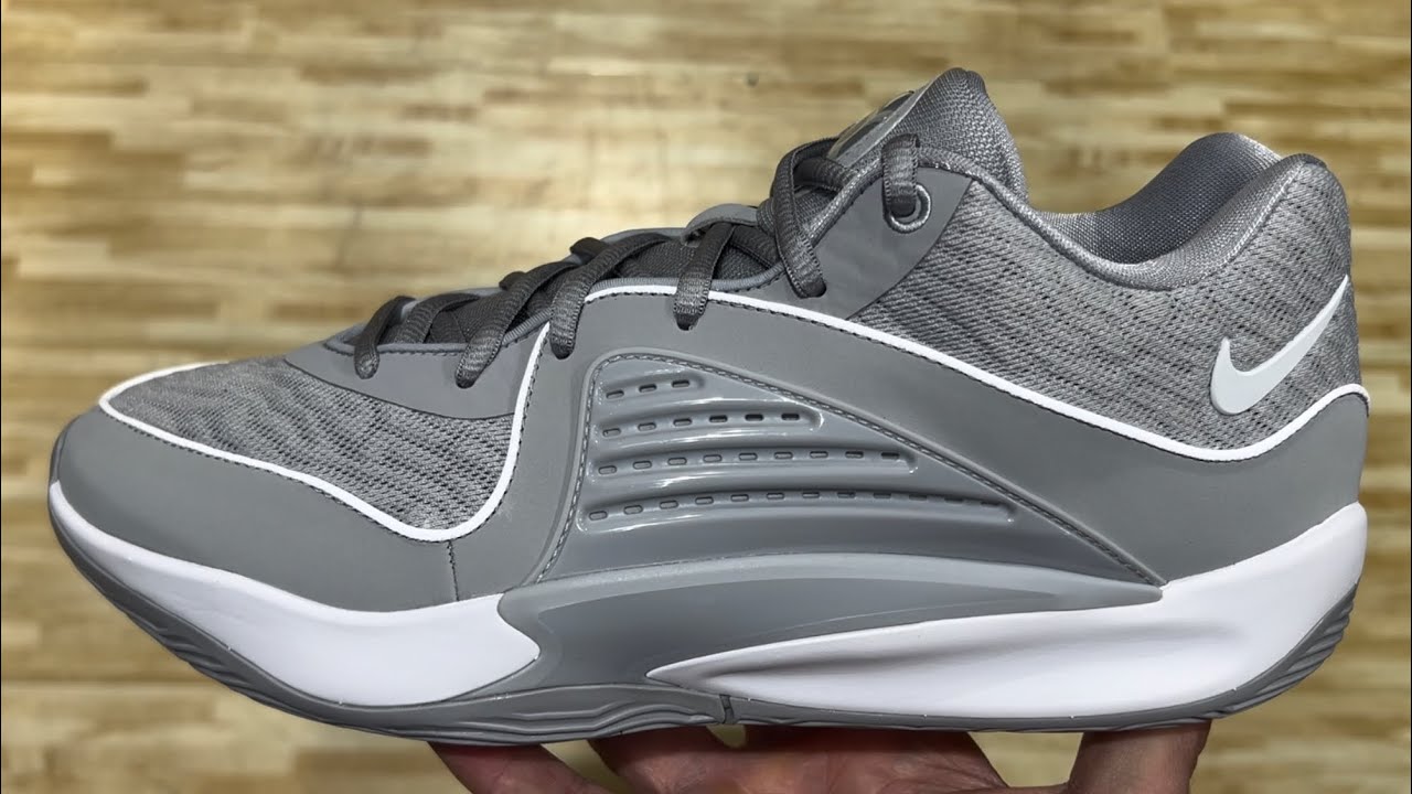 NEW IN BOX NEVER WORN Nike KD 16 Grey and white Nike Kd 16 (Team) Wolf Grey / White - Sep 2023 - DZ2927-002  main image 3