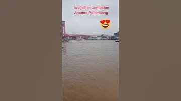 Keajaiban Jembatan Ampera #palembang #shorts #tranding