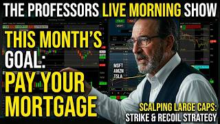 Professors Live Morning: Scalping Large Caps: Strike and Recoil Strategy