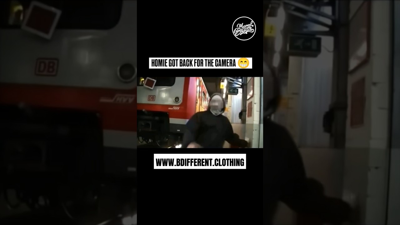 GRAFFITI ARTIST GETS CAUGHT! 👀🏃 