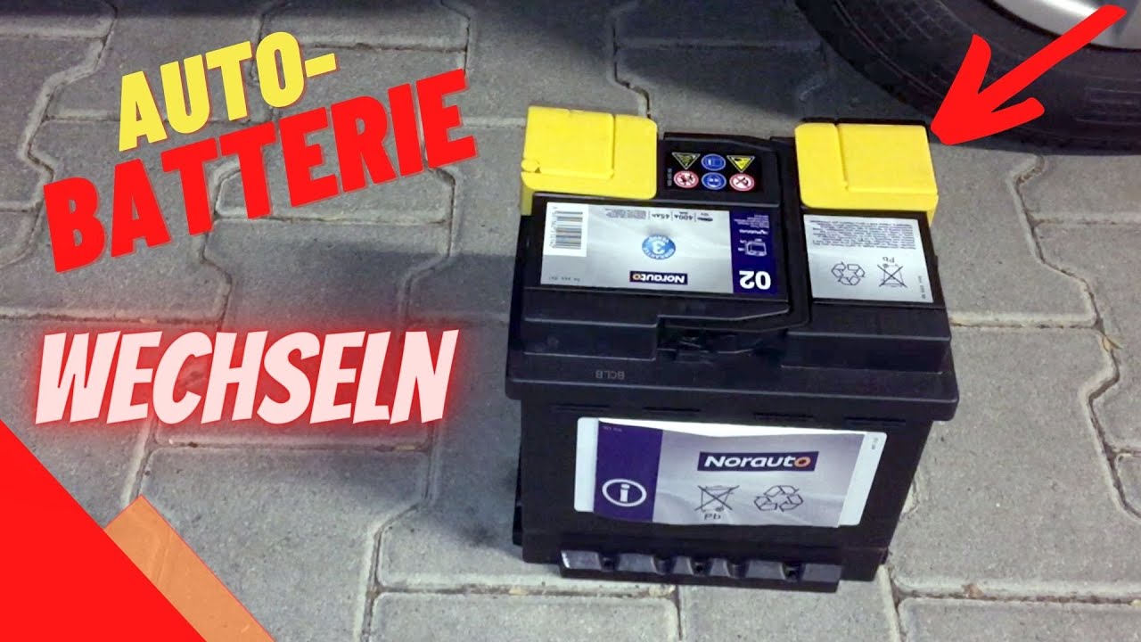 Autobatterie wechseln – VW Polo 