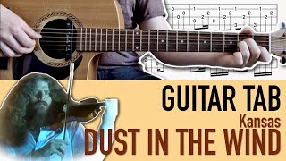 DUST IN THE WIND - Kansas (Fingerstyle Acoustic Guitar Tab)