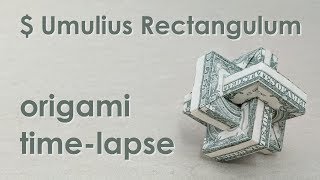 Origami Time-Lapse: Dollar Impossible Rectangle "Umulius Rectangulum" aka Magic Rings (Thoki Yenn)