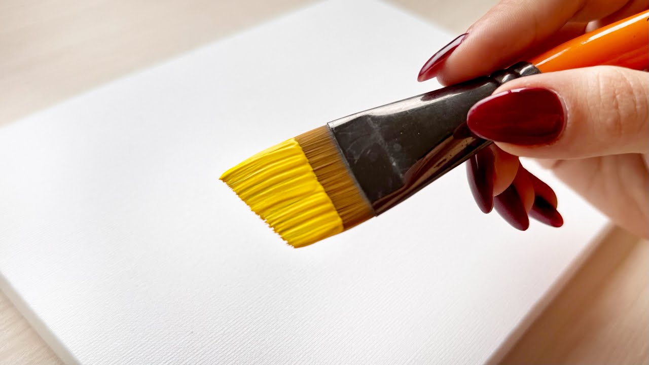 A Quiet Moment in Nature | Calm Acrylic Painting (Paint With Me)🎨🌳🌅