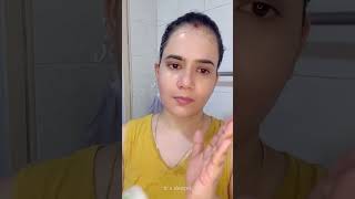How to double cleanse your face #doublecleanse #acne #skincare #youtubeshorts