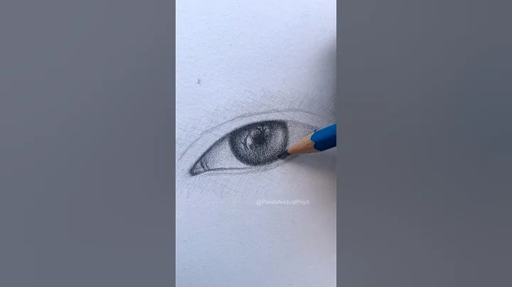 Easiest Eye Drawing Tutorial 👁️😱 #shorts