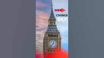 Photoshop Sky Replacement in 60 Seconds! #shorts