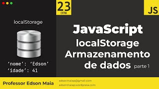 JS Course Lesson 23 EXTRA localStorage Data storage part 1