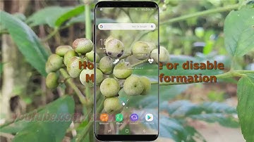 Android Nougat : How to enable or disable Marketing information in Samsung Galaxy S8 or S8+