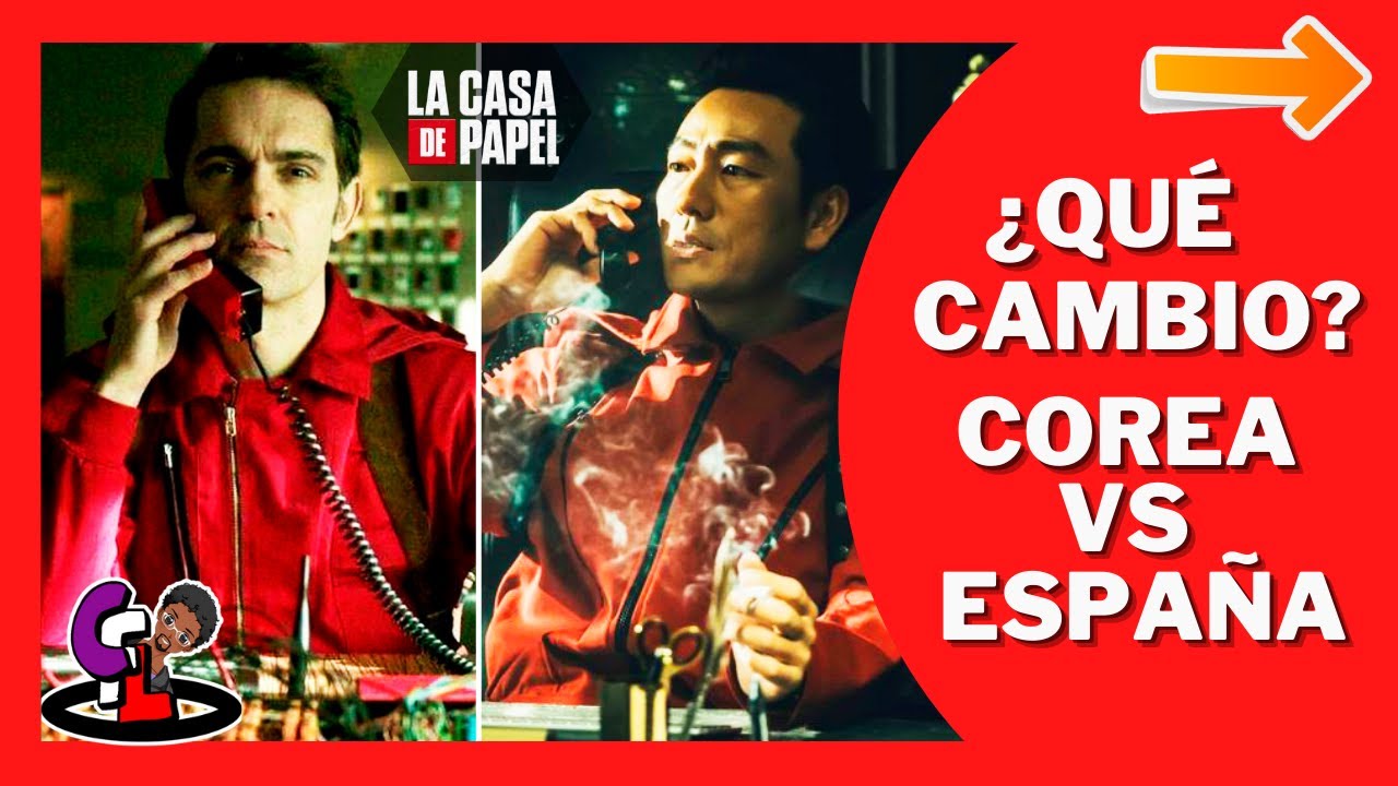 🏠Diferencias de Personalidades💸 CASA DE PAPEL COREA VS ESPAÑA