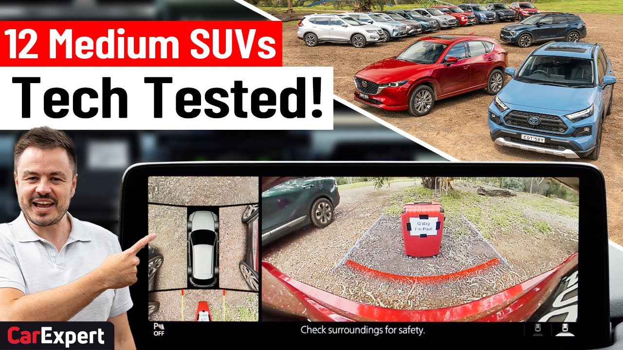 Best SUVs: Top 12 medium SUVs tech compared - nav, cameras & phone quality tested!