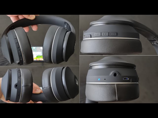 Auriculares Inalámbricos Bluetooth, Louise&Mann Auriculares Diadema  Bluetooth, Cascos Plegables con Micrófono Incorporado, 30 Ore de  Reproducción