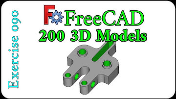 200 3D Models in FreeCAD: Exercise 90
