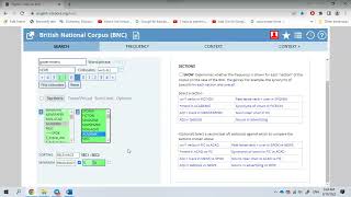 British National Corpus (BNC) & Finding Collocations: 4th Video (Silent Mode)