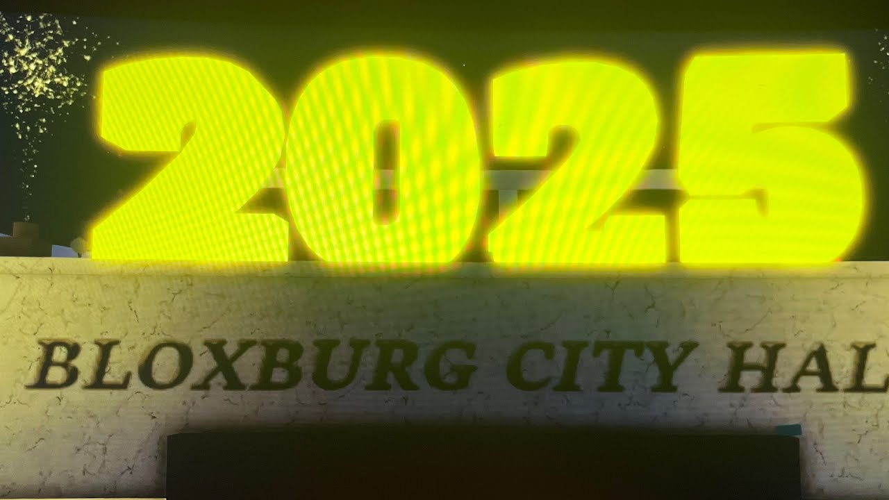 Bloxburg City Hall 2025 Ball Drop: Full Video - YouTube