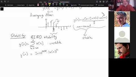 Signals&Systems week-2-4: system properties: causality, stability, time-invariance, linearity