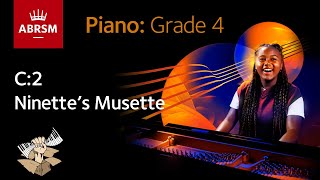 Ninette's Musette / ABRSM Piano Grade 4 2023 & 2024, C:2 / Synthesia Piano tutorial
