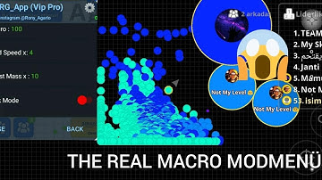 AGARIO 2.15.0 MACRO MODMENU (AGAR.IO MOBILE)