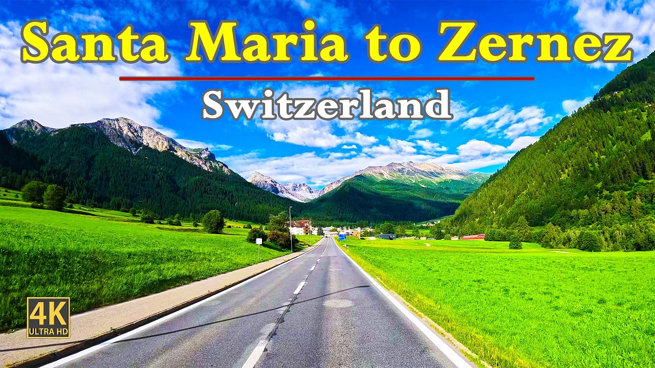 Santa Maria to Zernez In Switzerland 🇨🇭 | Scenic Road Trip In Stunning 4K | POV Driving