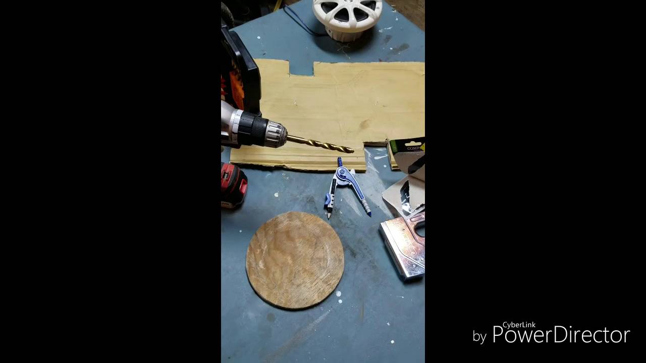 How to build a fiberglass speaker box cheap. YouTube