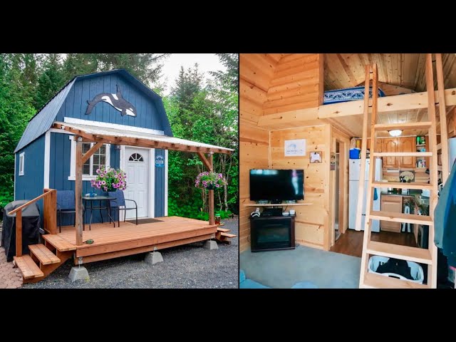 Alaskan 12X16 Shed Tiny House - Living In Style On A Budget - Youtube