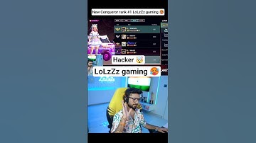 Day 1🤯 conqueror hacker rank 🥵 ll  LoLzZz gaming ll🤴 #lolzzzgaming #secretlabtitan #bgmi#jonathan