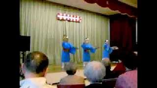 デイサービス施設で琉球舞踊