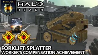 Halo Reach - Worker's Compensation Achievement Guide - Forklift Splatter (Easy Way)