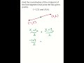 Midpoint | Rectangular Coordinate System | Algebra 1